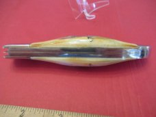 Case XX 1976 Grey Etch Stag Folding Hunter Pattern # 5265 SAB 