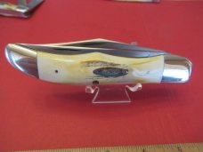 Case XX 1976 Grey Etch Stag Folding Hunter Pattern # 5265 SAB 