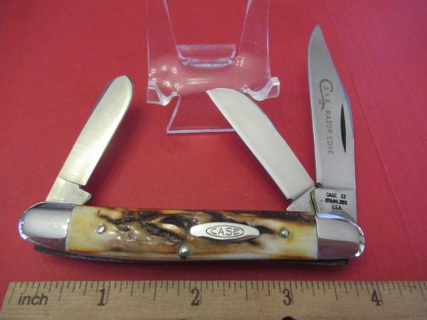 Case XX 1976 Grey Etch Stag Stockman Pattern # 5347 HP SSP Case XX 1976 Grey Etch Stag Stockman Pattern # 5347 HP SSP