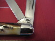Case XX 1976 Grey Etch Stag Stockman Pattern # 5347 HP SSP