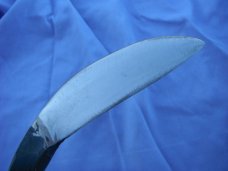 Solid Strong Hand Forged Custom Rail Road Spike Fixed Blade knife.