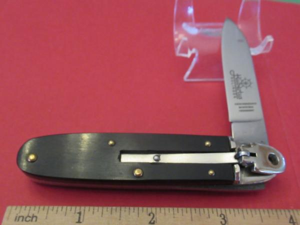 Hubertus  Black  Micarta  Cigar Pattern 