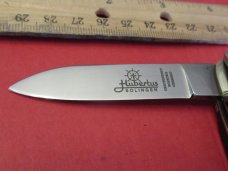 Hubertus  Black  Micarta  Cigar Pattern 