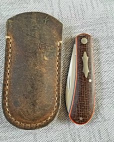 Pena Custom  Mini Zulu Knife,NEW,W/SLIP, Stunning Micarta, 3.625",Cpm-154, coa & box