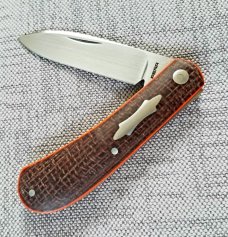 Pena Custom  Mini Zulu Knife,NEW,W/SLIP, Stunning Micarta, 3.625",Cpm-154, coa & box