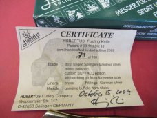Hubertus Buffalo Horn Limited Edition # 79 of 100 