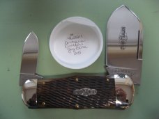 GREAT EASTERN 462211 WHALER ANTIQUE AMBER JIG BONE #25 OF 25