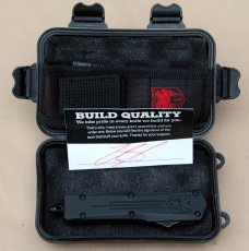 CobraTec OTF #SBFS-3DNS Black Aluminum Frame D2 Steel Blade - Factory New Condition!
