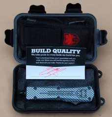 CobraTec OTF #SCFFS-3DS Carbon Fiber Aluminum Frame D2 Steel Blade - Factory New Condition!