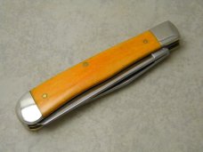 Case XX USA 2011 Persimmon Bone 6254 Shepherd Hills Collector's Club Member Trapper Knife NIB
