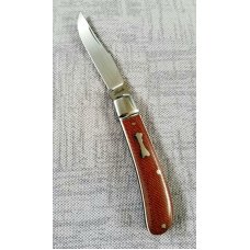 Bobby Toole Custom Lanny Clip Knife Natural micarta New CPM-154 4quot closed pouch only