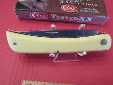Case  XX 2016 Yellow Handle Sod Buster Pattern # 3138 CV