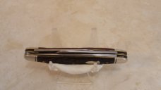 Schrade Walden Slim Stockman Knife with Peachseed Bone 895 (1950"s)