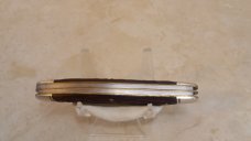 Schrade Walden Slim Stockman Knife with Peachseed Bone 895 (1950"s)