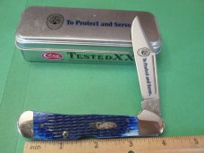 Case XX 2007 Blue Copperlock Pattern  61549L SS