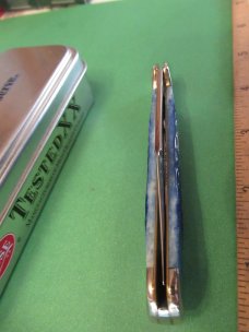 Case XX 2007 Blue Copperlock Pattern # 61549L SS