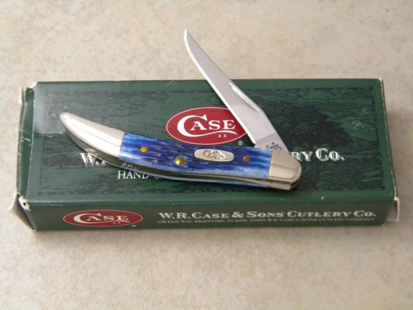 Case XX USA 2004 Blue Bone 610096 SS Tiny Texas Toothpick Knife in Box Case XX USA 2004 Blue Bone 610096 SS Tiny Texas Toothpick Knife in Box