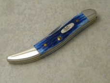 Case XX USA 2004 Blue Bone 610096 SS Tiny Texas Toothpick Knife in Box