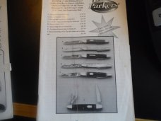 Parkers Knife Collectors Services  four catalogues and price lists 1998/10 1998/11 1998/12 99/01