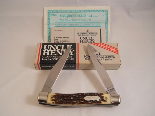 Schrade Uncle Henry 877UH USA Mint Schrade Uncle Henry 877UH USA Mint