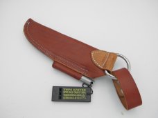 TOPS KNIVES Fieldcraft in 154cm stainless steel with tan canvas Micarta handle.
