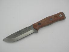 TOPS KNIVES Fieldcraft in 154cm stainless steel with tan canvas Micarta handle.