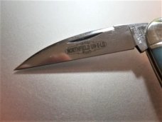 New Great Eastern Cutlery #19 Little Rattler Blue Teal Bone Northfield GEC