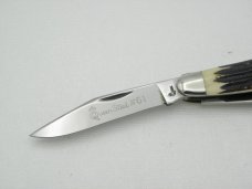 Queen Cutlery #61 Stockman Winterbottom bone:  3 5/8” closed,