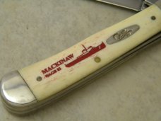 Case XX USA 3 Dot Bone 6254 Saluting Mackinaw WAGB 83 Trapper Knife NIB
