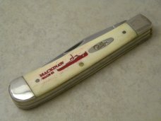 Case XX USA 3 Dot Bone 6254 Saluting Mackinaw WAGB 83 Trapper Knife NIB