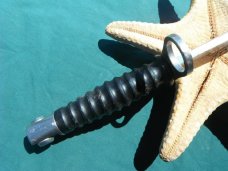 One of 2 WENGER SWISS ARMY BAYONET KNIFE, SCABBARD circa 60s, Fixed Blade Knife Very sharp!!