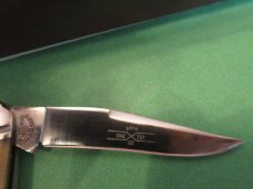 Schatt & Morgan Series XX  Bourbon Reversed Worm Grooved Bone Gentlemen Muskrat Pattern # 042121