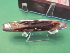 Schatt & Morgan Series XX  Bourbon Reversed Worm Grooved Bone Gentlemen Muskrat Pattern # 042121