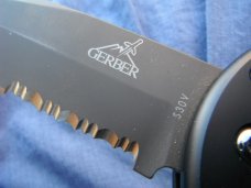 GERBER 06 AUTOMATIC with Tanto Blade, Fires Hard, Locks Tight, Safety Lock, Near Mint Made in USA!!!