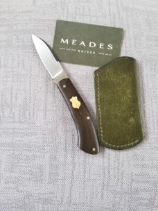 Meades Mini Dino Custom Knife, 3.625" , All Westinghouse,makers box,slip