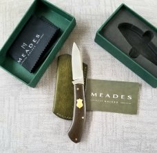 Meades Mini Dino Custom Knife, 3.625" , All Westinghouse,makers box,slip