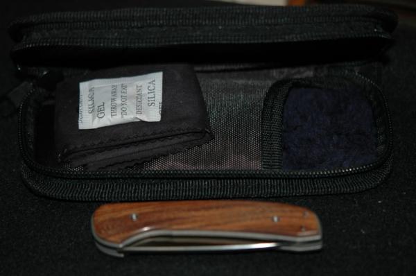 Drop Ferrum Forge Gent Folding Knife NIB - Rosewood 