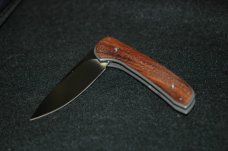 Drop Ferrum Forge Gent Folding Knife NIB - Rosewood 