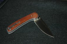 Drop Ferrum Forge Gent Folding Knife NIB - Rosewood 