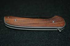 Drop Ferrum Forge Gent Folding Knife NIB - Rosewood 