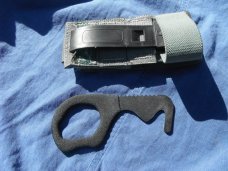 BENCHMADE Safety Cutter, Fixed Blade, Hook, 440C Stainless Steel, 4 3/8" Made in the USA!!!