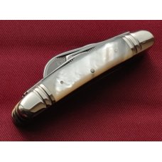 Bulldog Brand 3-78quot 6 blade AAA-1 MOP Congress Bulldog Knife Club 1984 IM ACCEPTING OFFERS