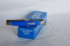 Buck Clipper Model 305 S5  Blue Handles (1989)