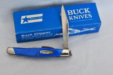 Buck Clipper Model 305 S5  Blue Handles (1989)