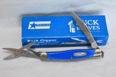 Buck Clipper Model 305 S5  Blue Handles (1989)