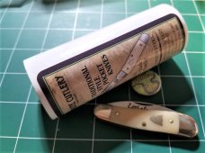 GEC #19 Little Rattler Smooth White Bone Tidioute Cutlery 190120
