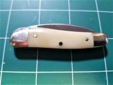 GEC #19 Little Rattler Smooth White Bone Tidioute Cutlery 190120