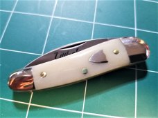 GEC #19 Little Rattler Smooth White Bone Tidioute Cutlery 190120