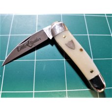 GEC #19 Little Rattler Smooth White Bone Tidioute Cutlery 190120