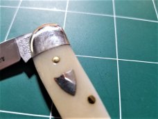 GEC #19 Little Rattler Smooth White Bone Tidioute Cutlery 190120